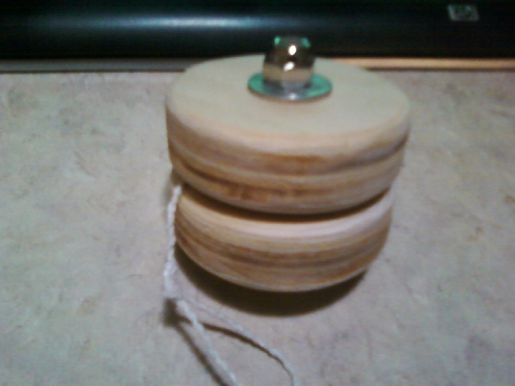 Homemade Wooden YoYo 6 Steps Instructables
