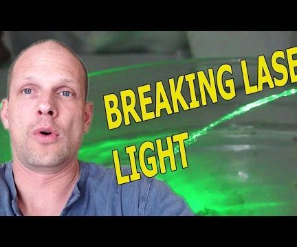 BREAKING LASER LIGHT WITH WATER