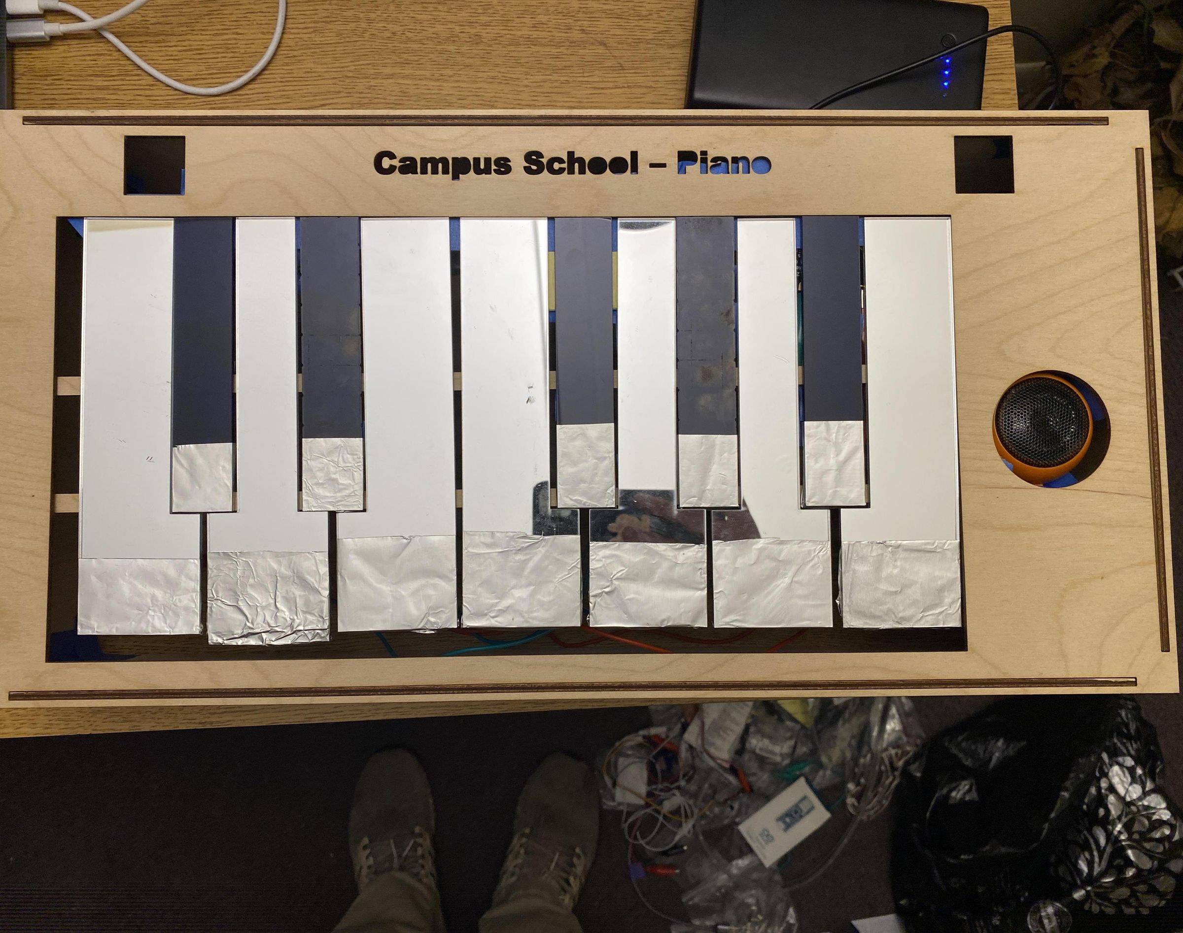 Piano for Campus School Project With Arduino Nano RP2040 + MPR121