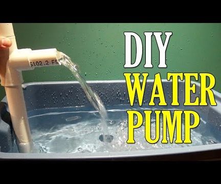 How to Make a Water PUMP Using PVC Pipe DIY 