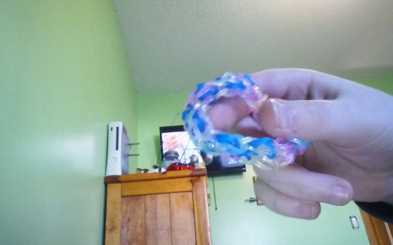 Rainbow Loom Cable Bracelet