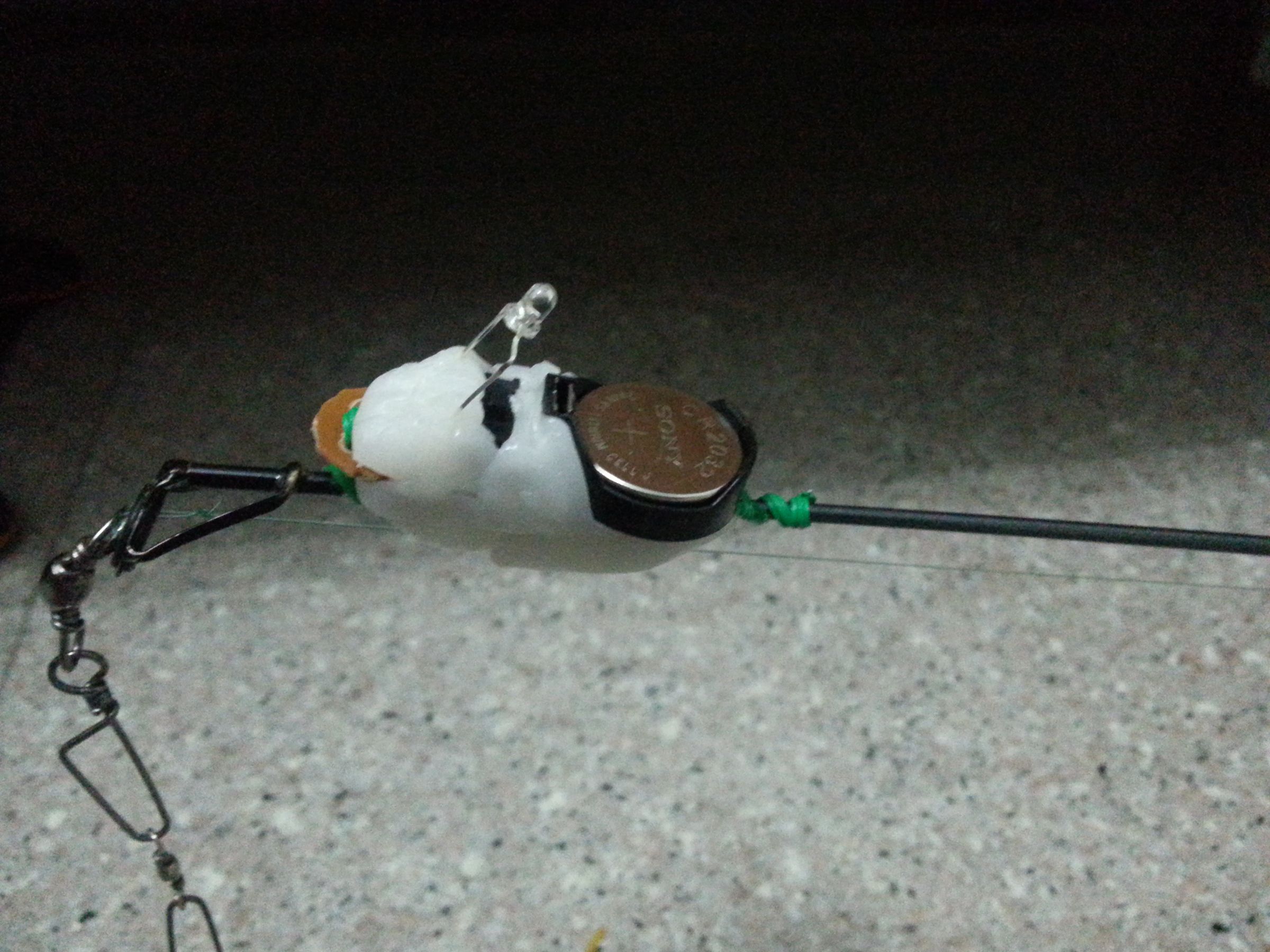 DIY Fish Bite Light for Night Time Fishing