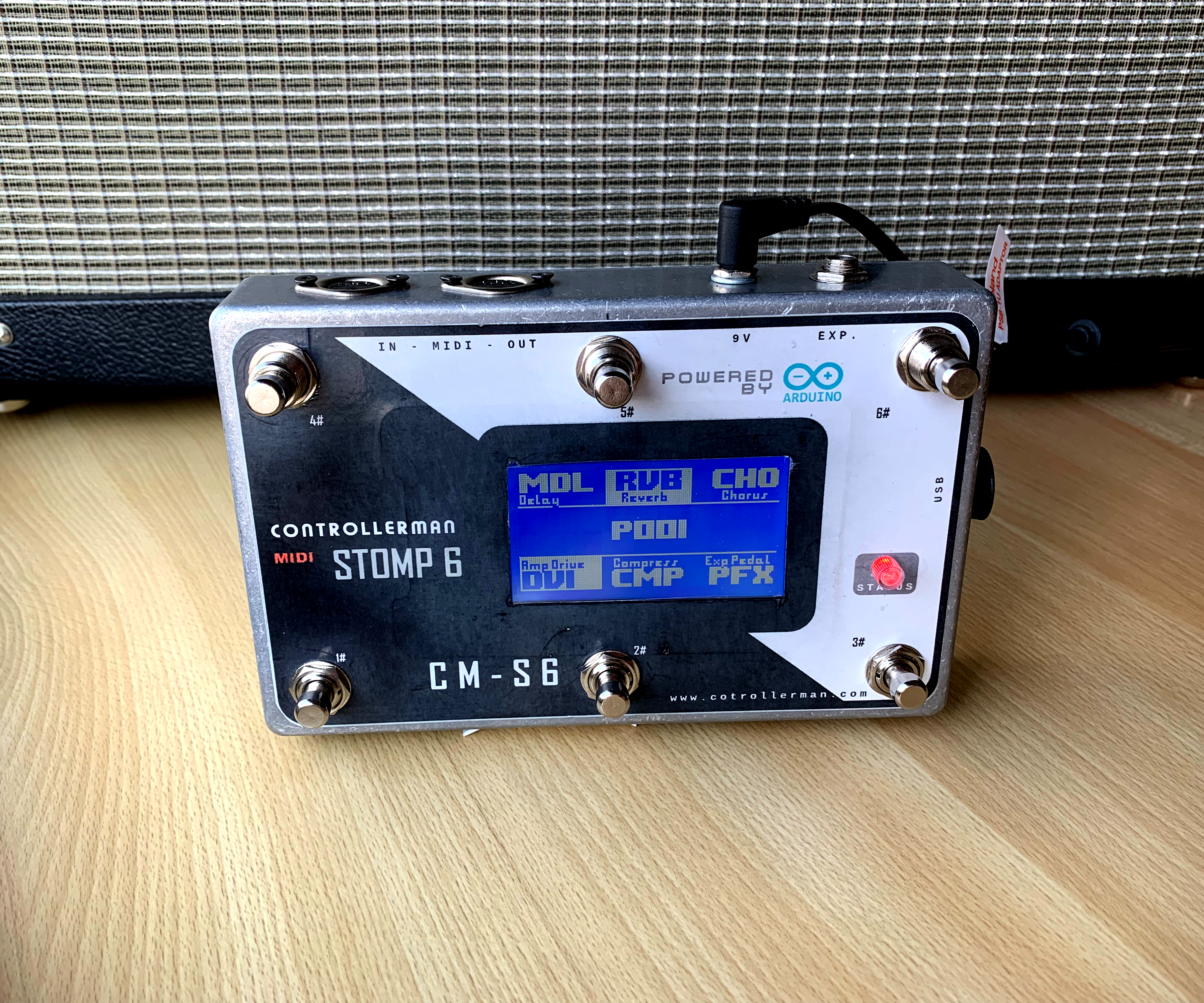 ControllerMan S6 - Arduino Midi Programmable Stomp