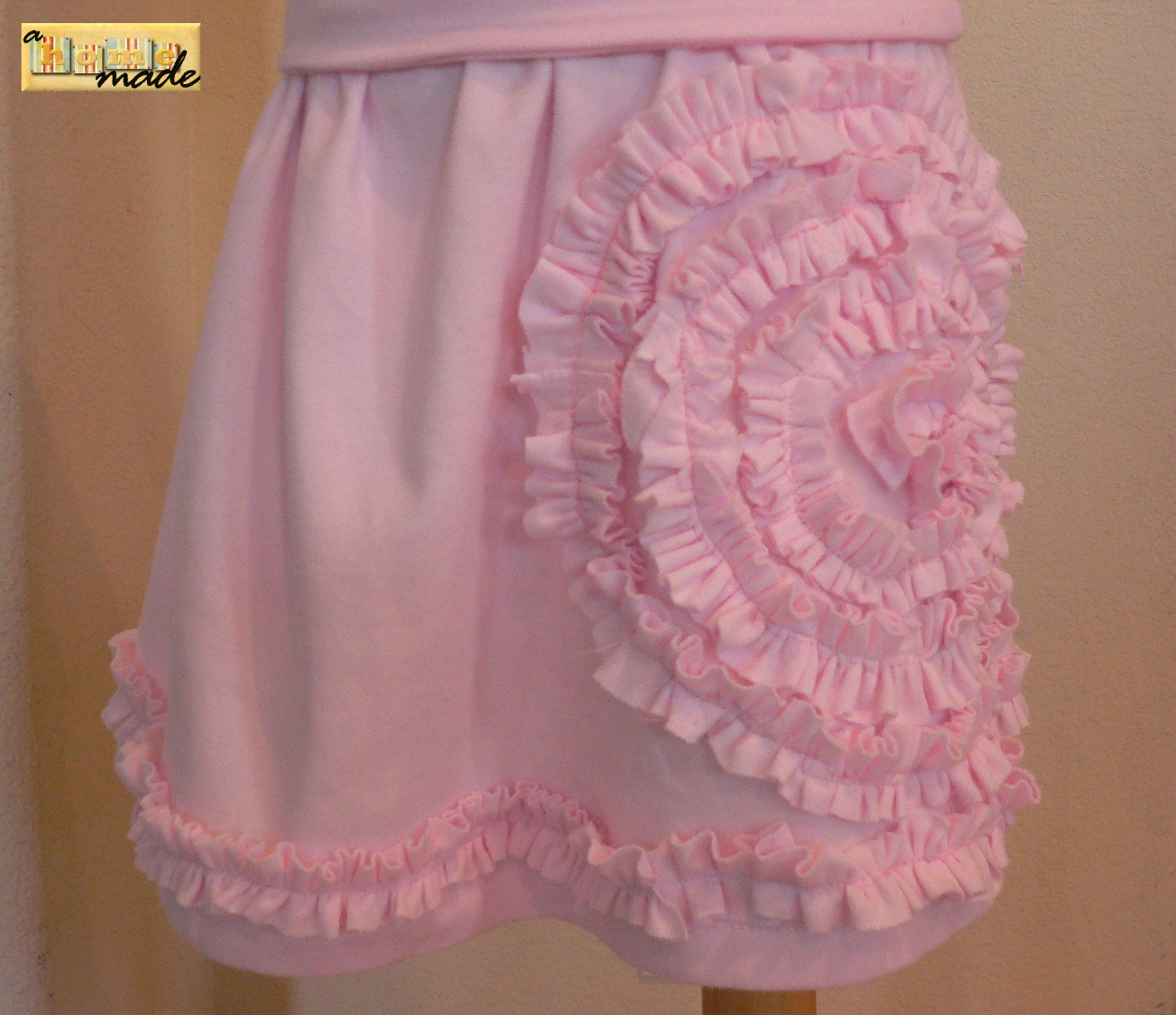 Tee Shirt Upcycle: Ruffled Flower Skirt