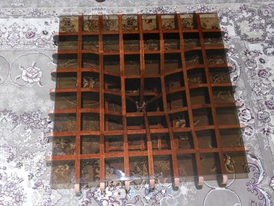 Take a Brown Glass for Table Over