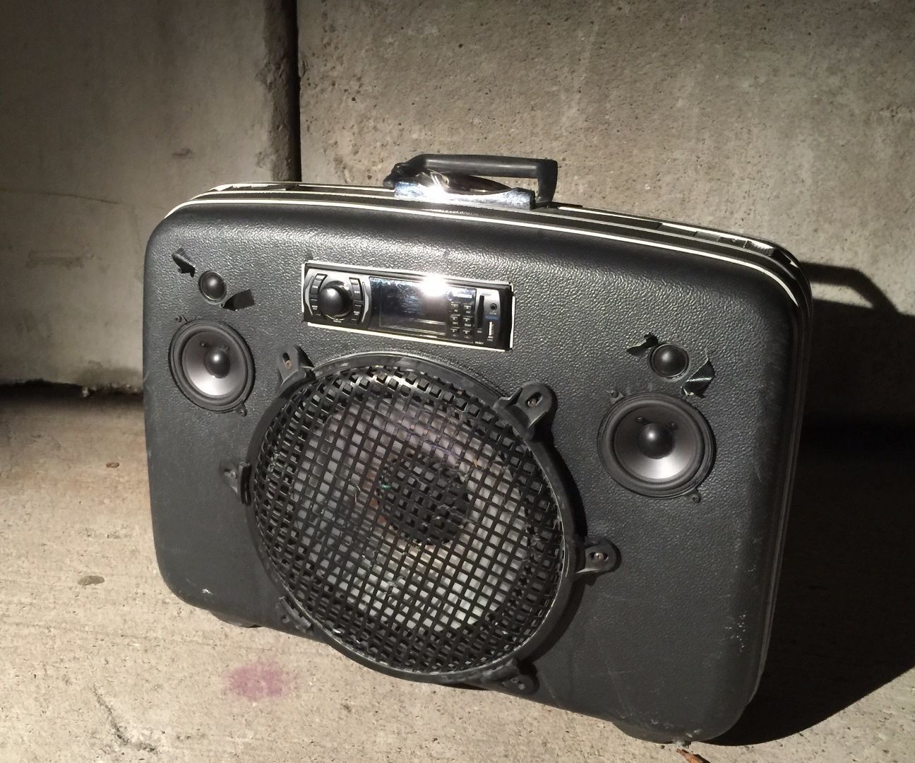 Upcycled Vintage Suitcase Boombox