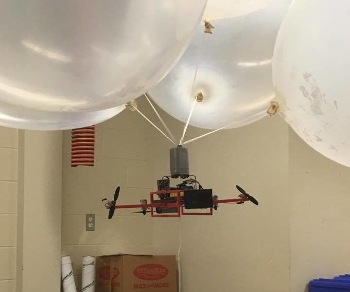 3D Printed Robotic Blimp - It Flies, I Guess? 