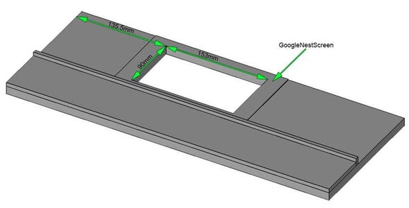 The Supporting Wall Nest Hub Cutout