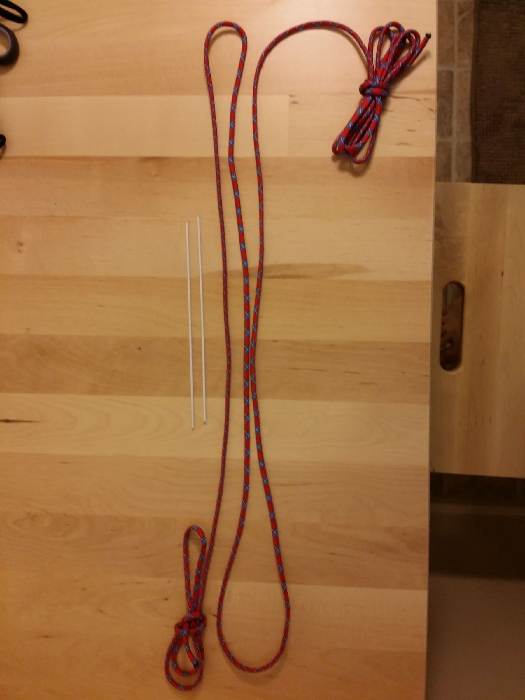 Paracord Blanket / Sleeping Bag Compression Strap With Handle I Made