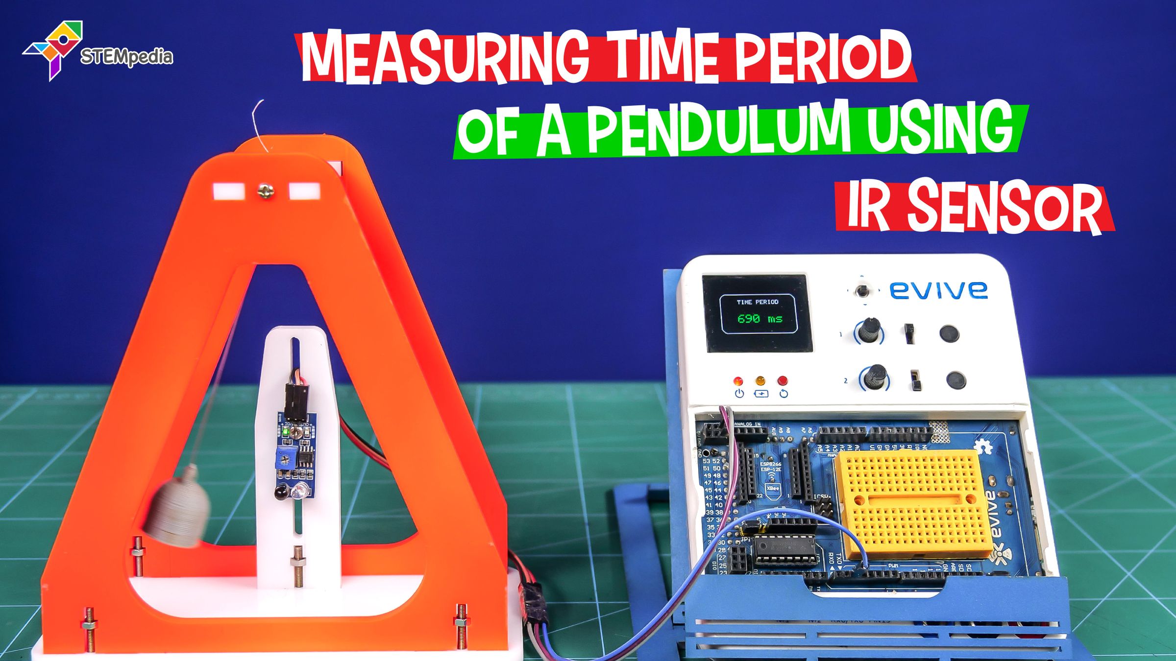 Measuring Time Period of a Pendulum Using IR Sensor 10 Steps (with