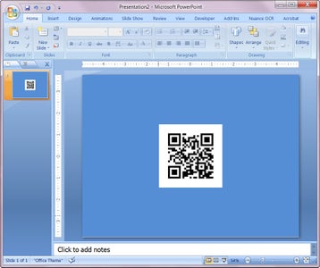 Powerpoint Edit QR Code Background