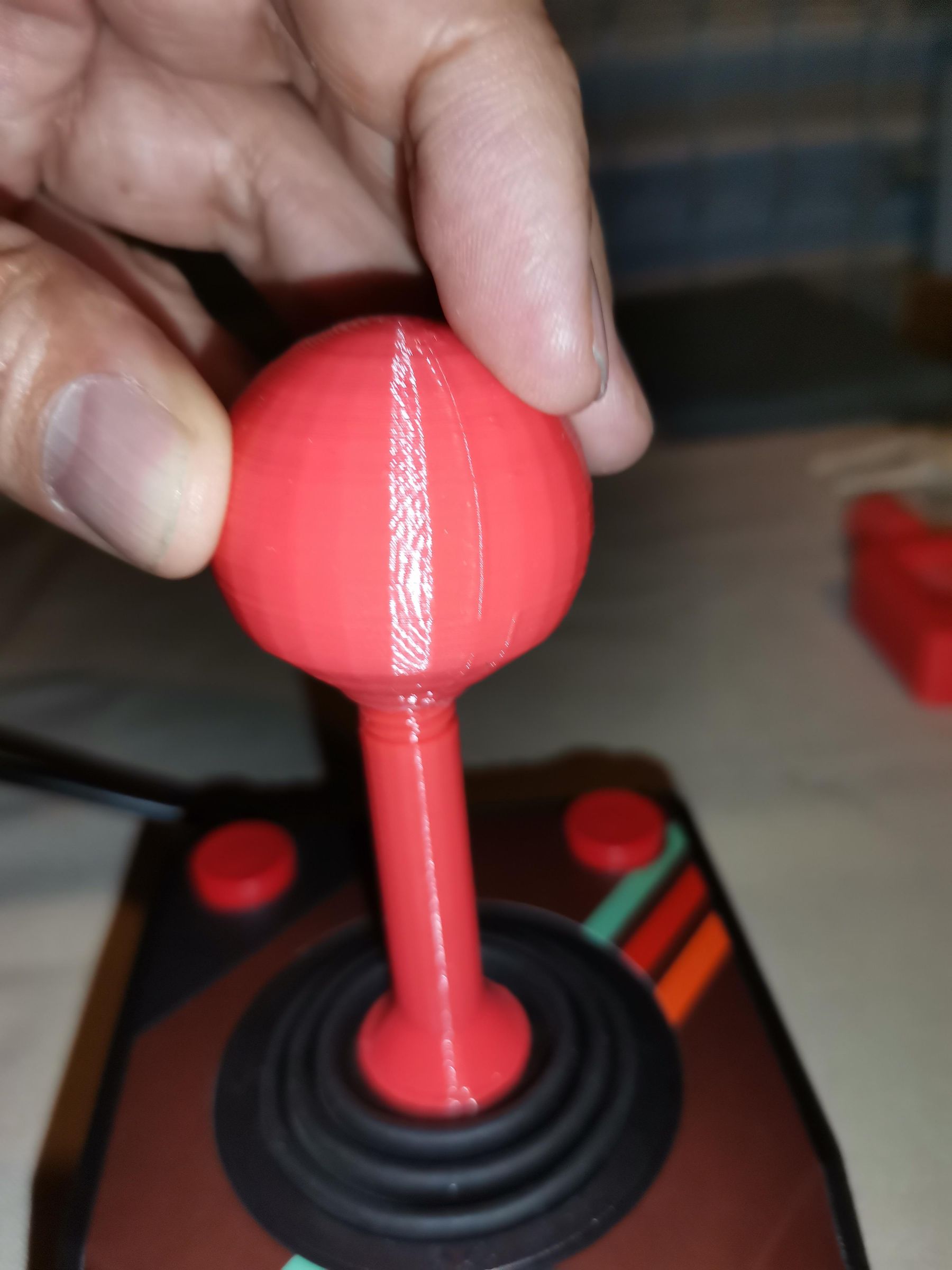 Réplique Officielle Du Joystick Tron (1982) Pour Atari, Commodore 64, DB9