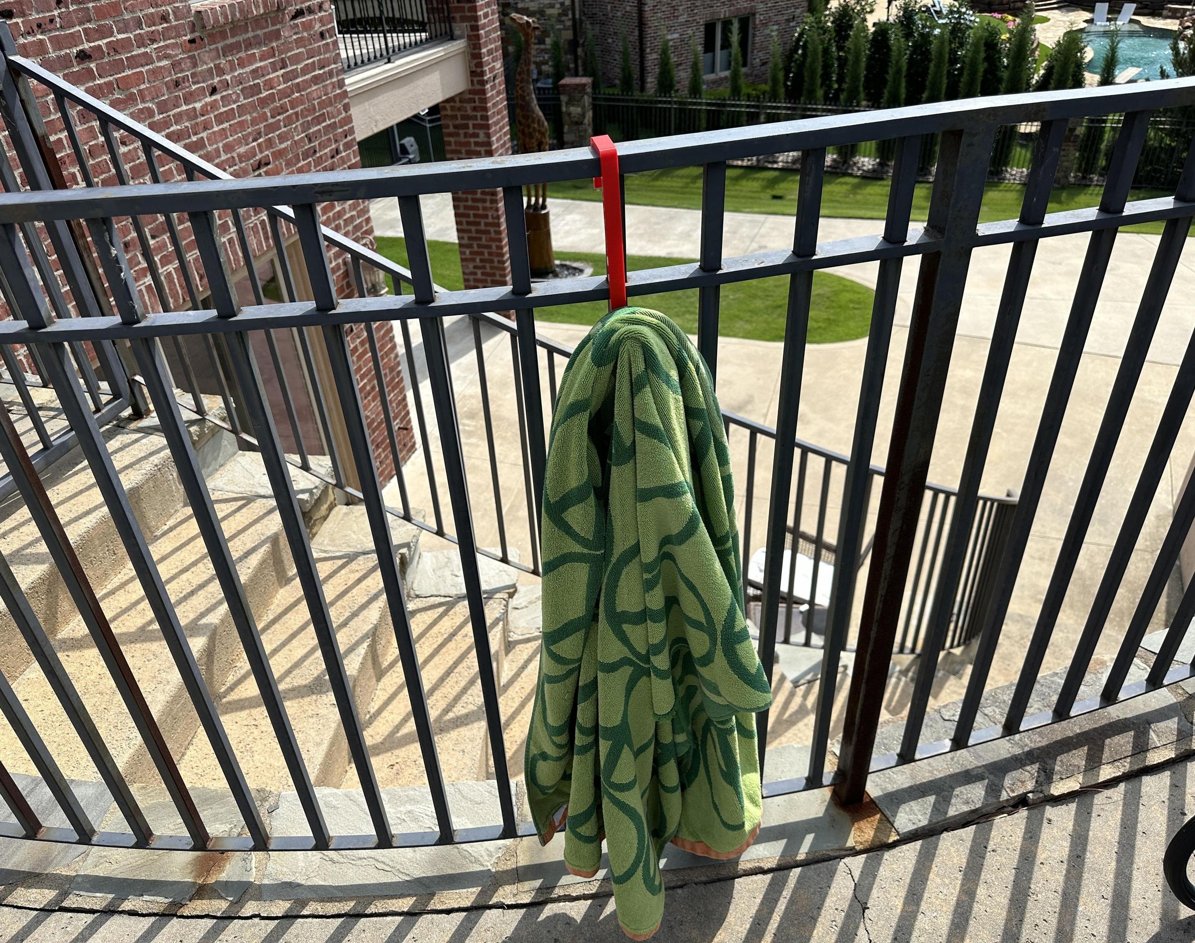 A "Honeydew" Towel Hook