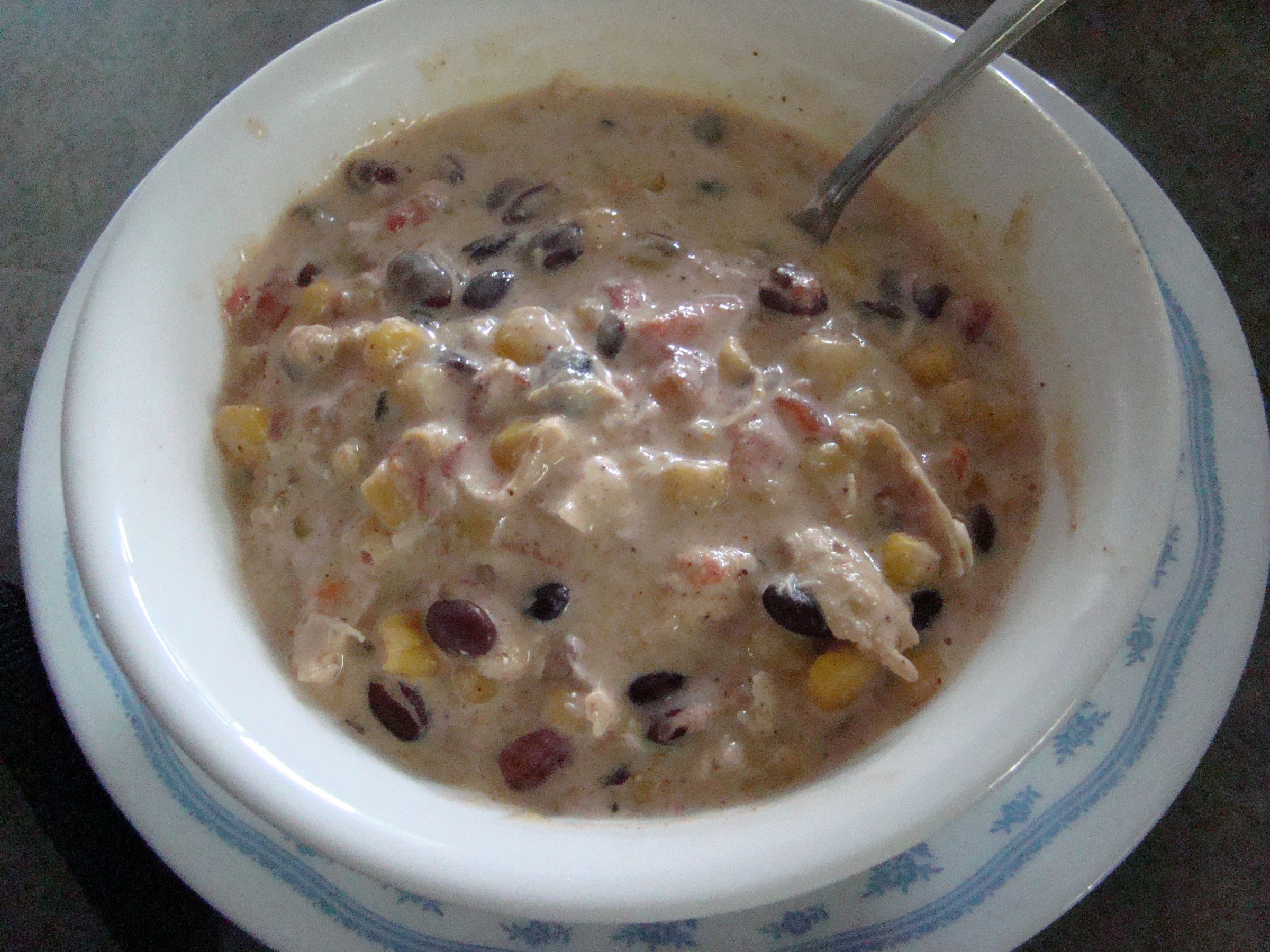 Crock Pot Cream Cheese Chicken Chili