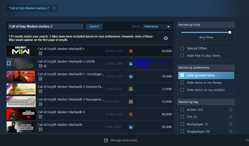 Downloading Steam and 'installing' Mw2