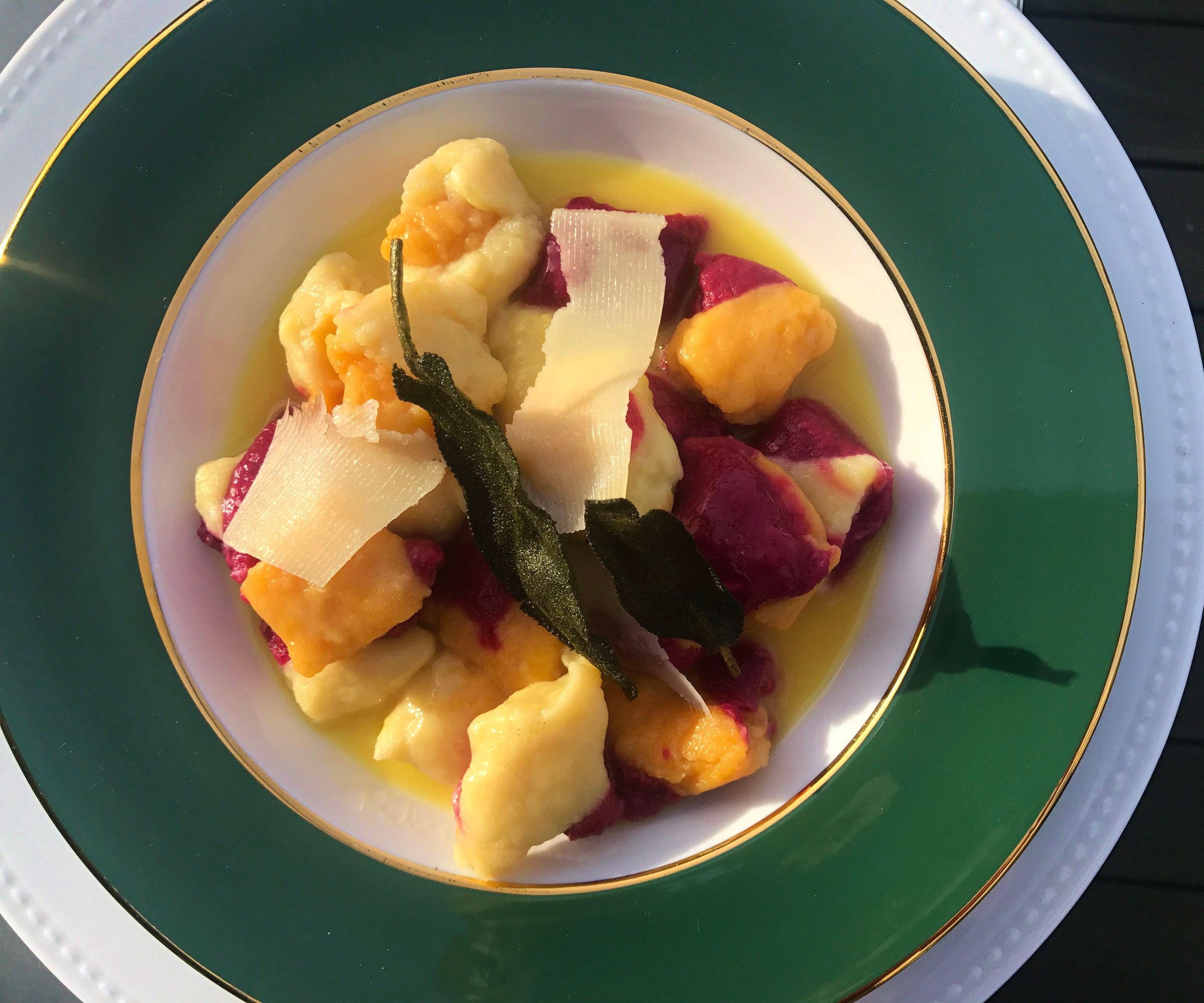 Versatile Uses of Beetroot III. / Colored Gnocchi