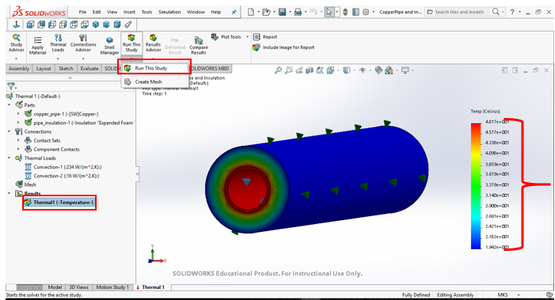Solidworks: Static Thermal Simulation : 4 Steps - Instructables