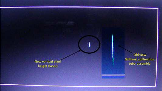 Actual Collimation Tube Assembly in Action