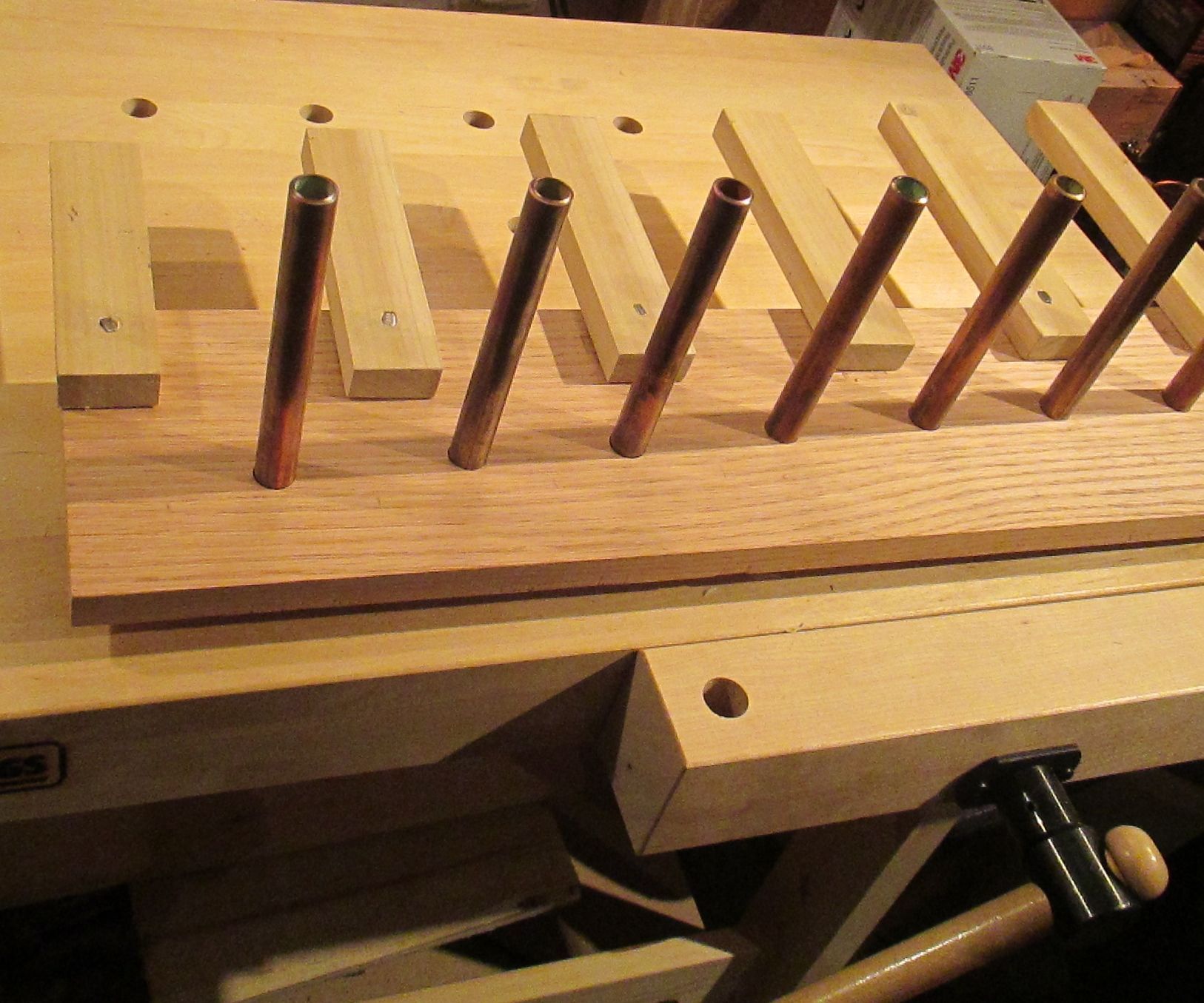Scarf/mitten/hat Rack - Daughter's 1st Woodworking Build
