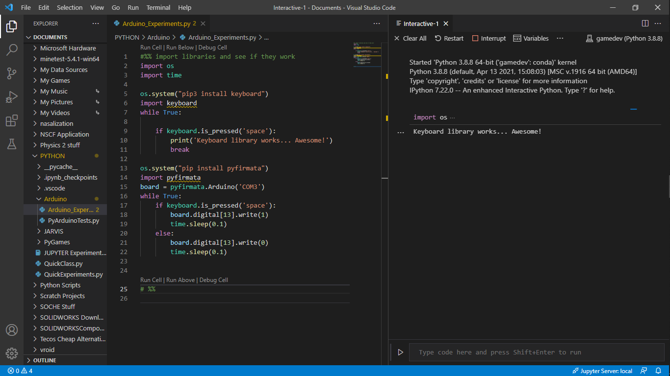 Control Your Arduino With Python's Pyfirmata Library : 7 Steps ...