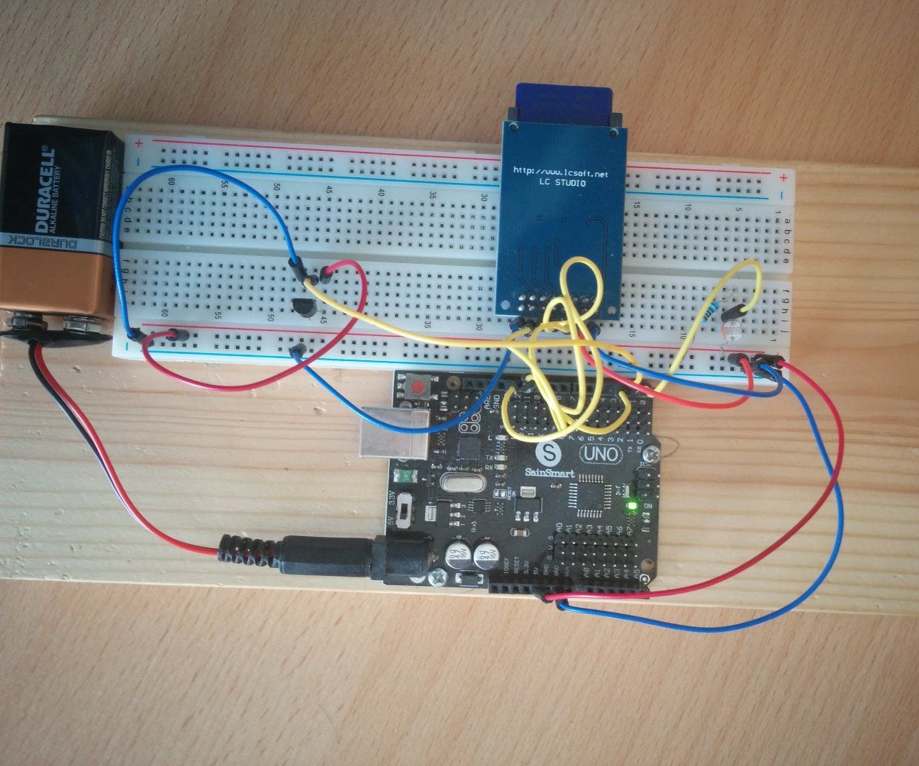 Temperature and Light Sensor Data Logger