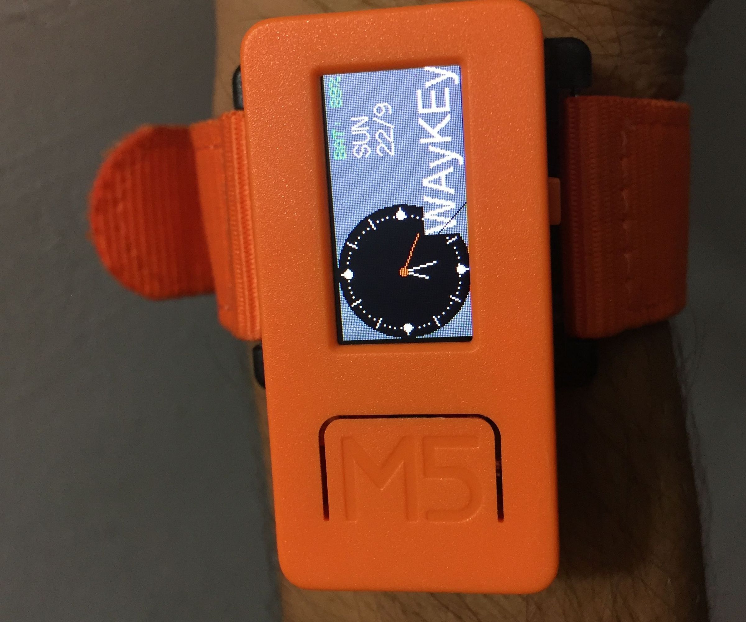 M5 Smart Watch-Using DEEP SLEEP Function to Increase Battery