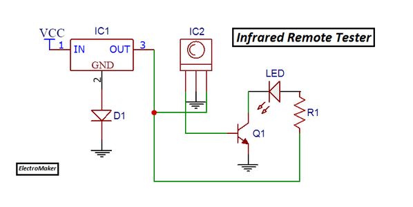 Infrared Remote Control Tester Using TSOP4838 : 5 Steps - Instructables