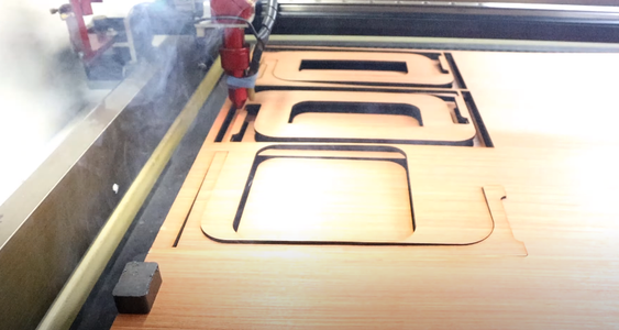 Cut the Plywood With CNC Laser Cutting Machine
