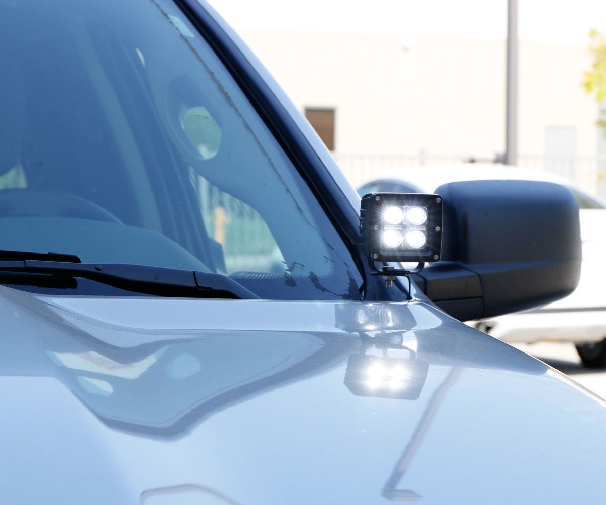 Install IJDMTOY Dodge Ram A-Pillar LED Pod Lights