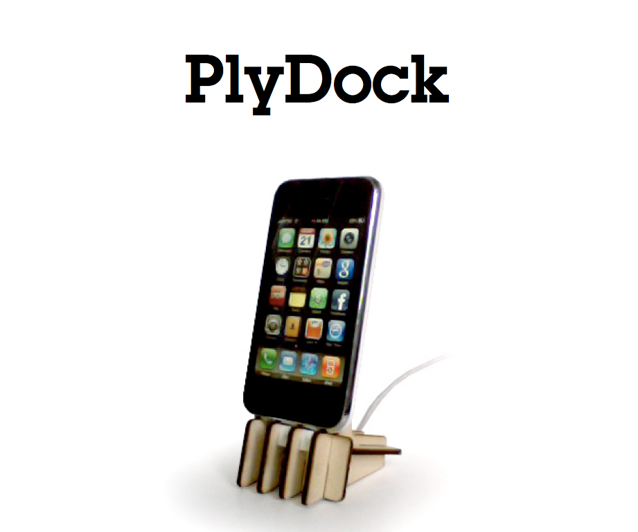 PlyDock: a DIY Dock for Your IPhone 3G / 3GS