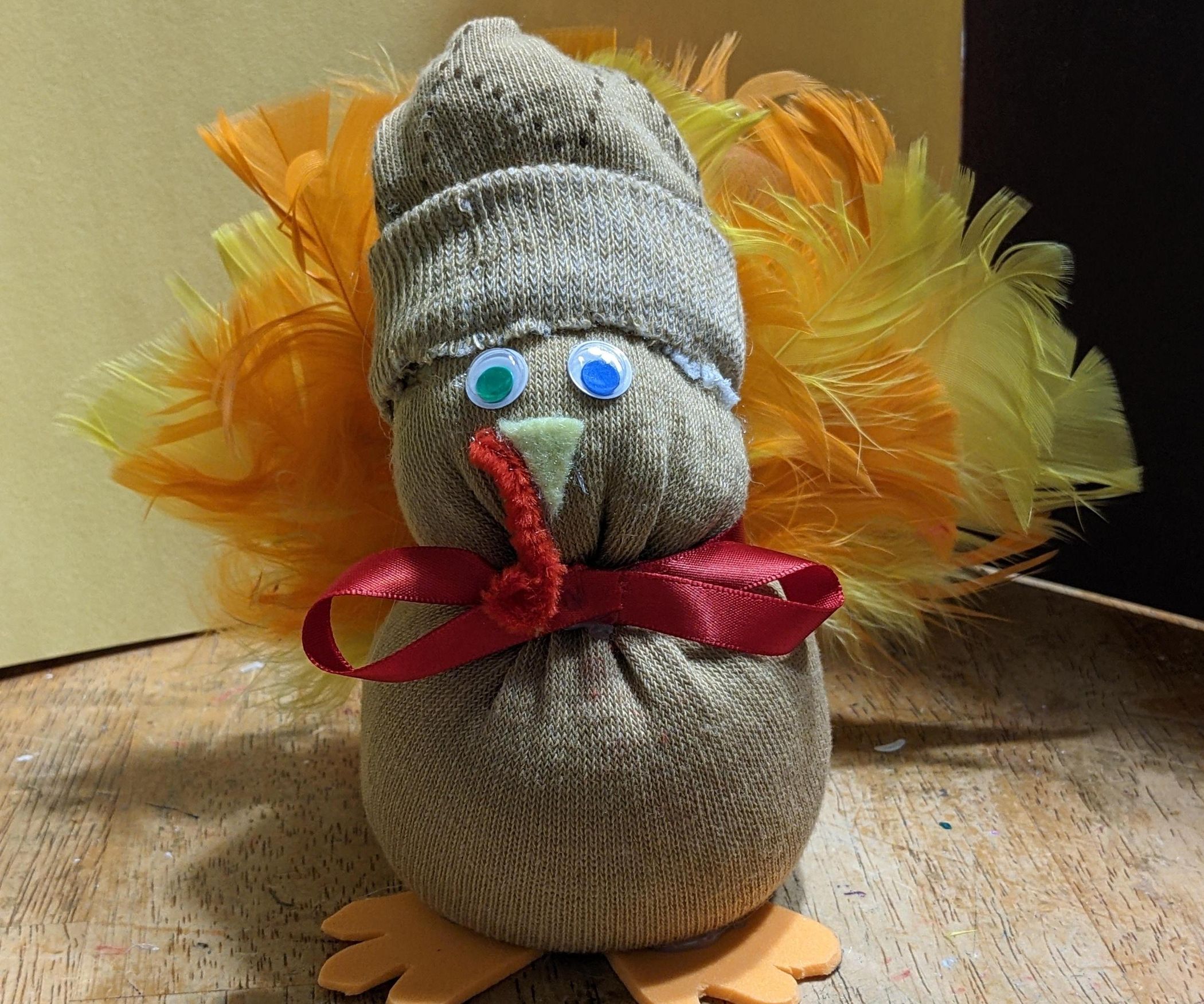 DIY Sock Turkey 8 Steps (with Pictures) Instructables