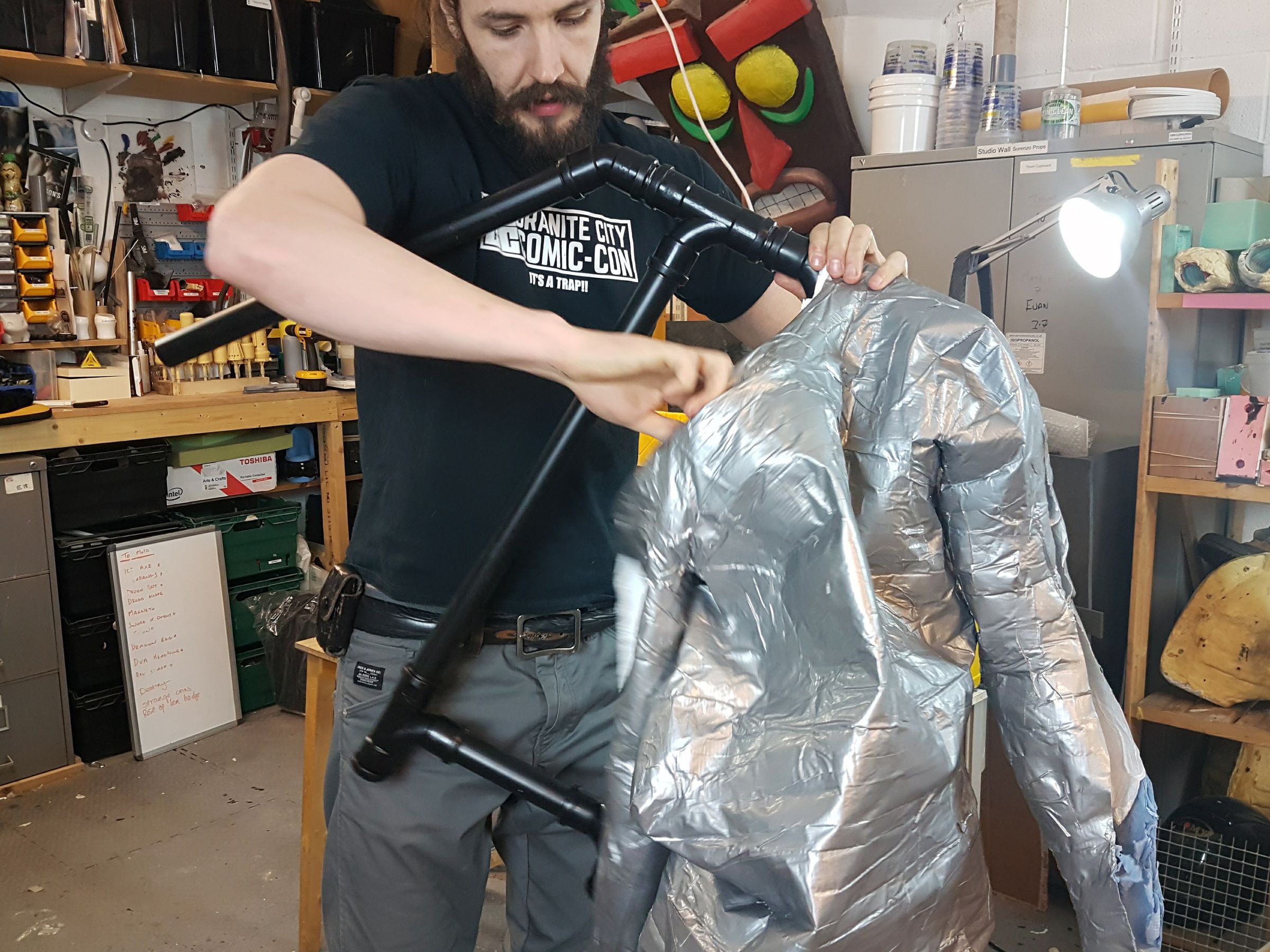 Duct Tape Mannequin 8 Steps (with Pictures) Instructables