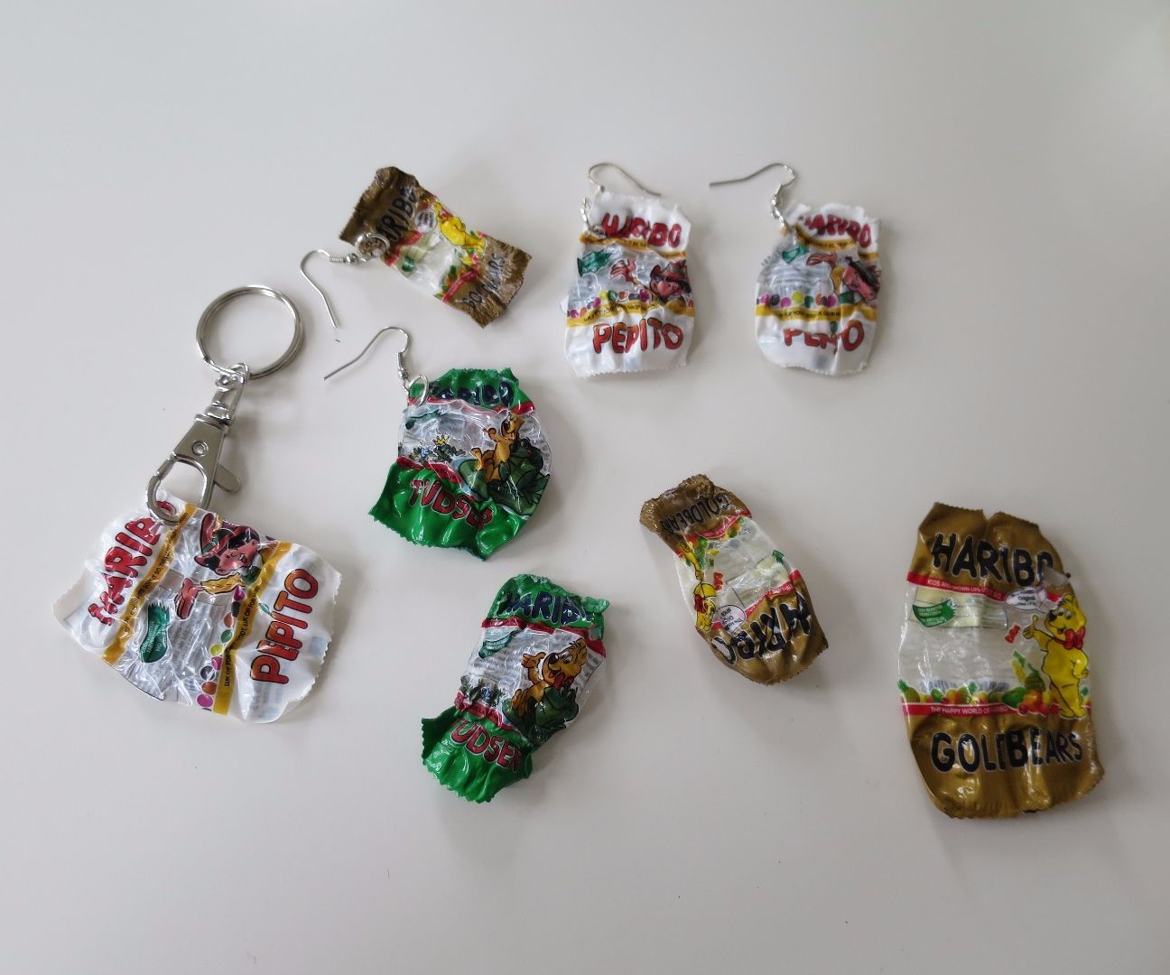 Shrinking Mini Candy Bag Earrings 