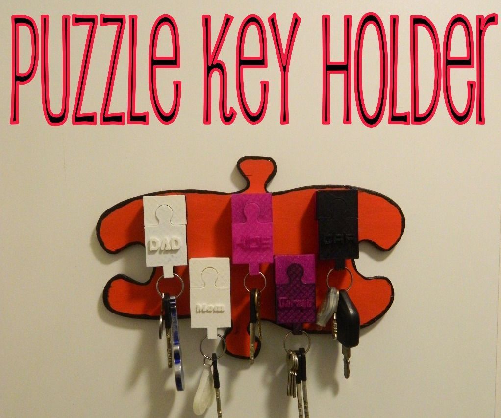 Puzzle Key Holder