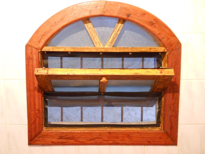 Duct Tape Tilting Window Screen