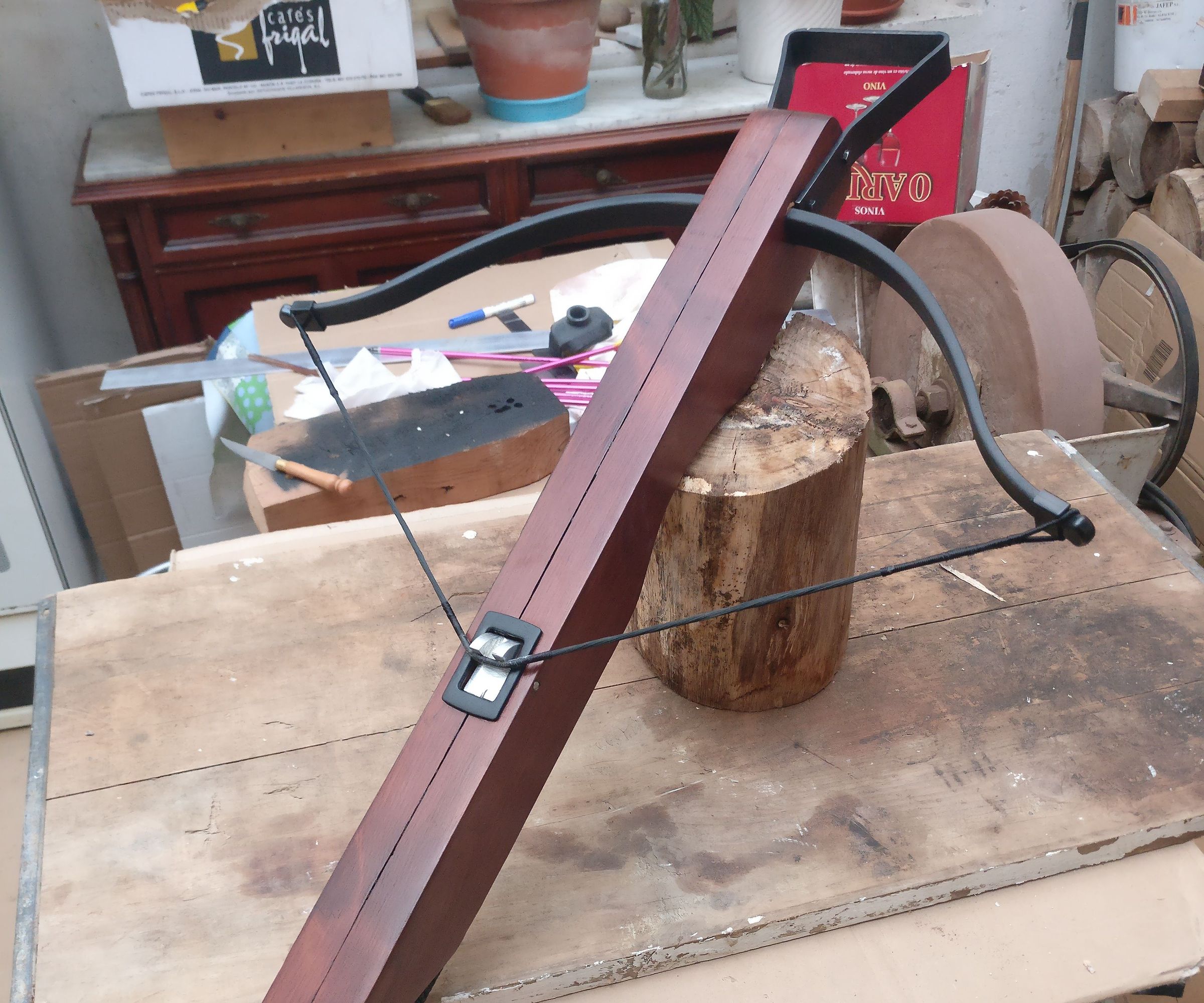Medieval Crossbow From an Old Joist