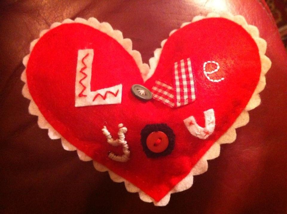 Heart Cushion 'I Love You'