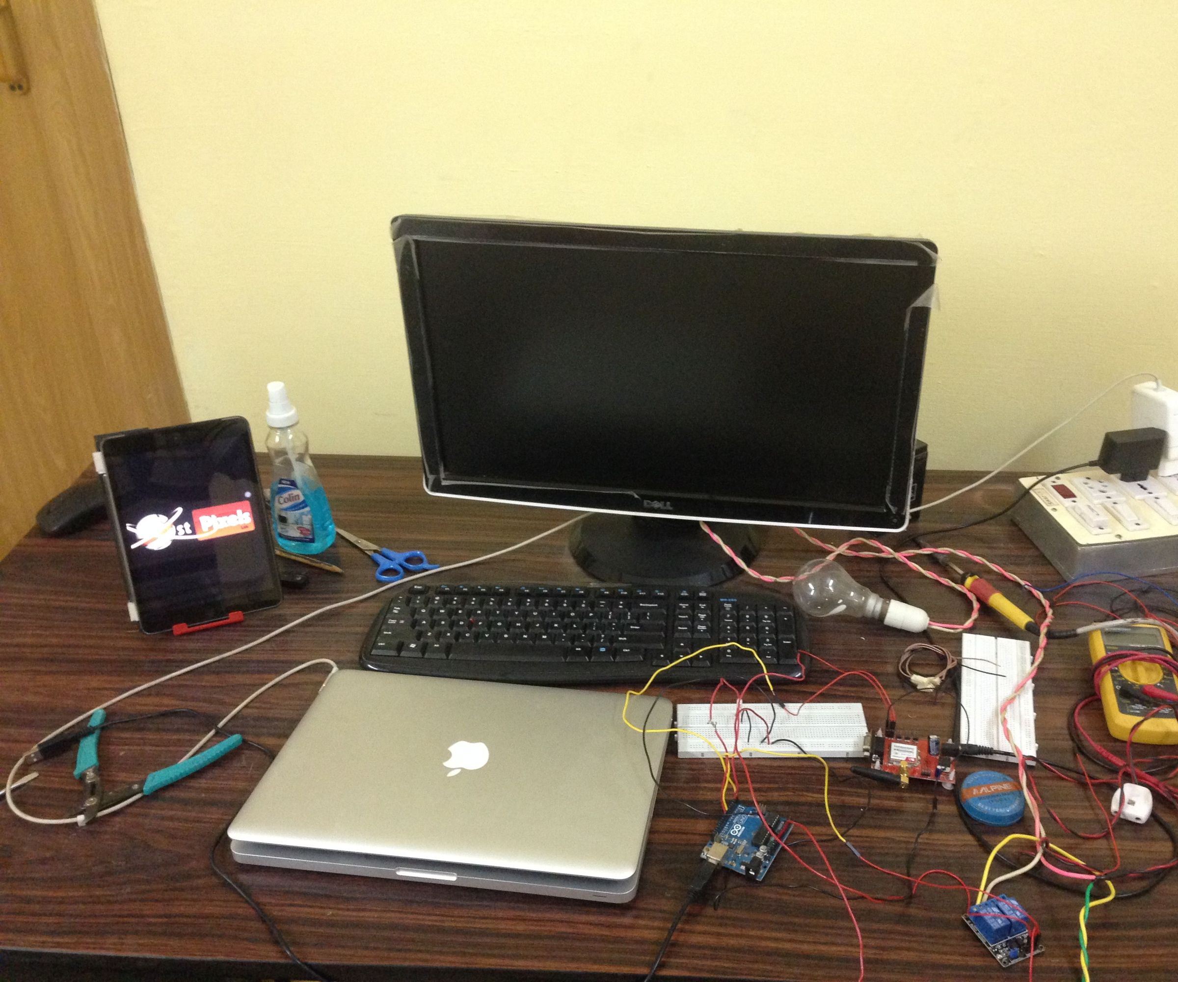 Controlling AC appliances through sms-Using Arduino remotely control fan and light