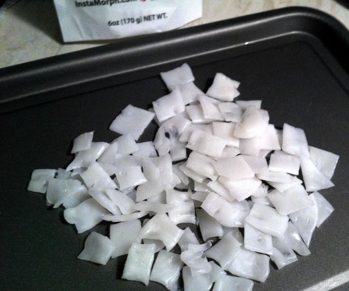 How to heat Instamorph in an oven for reuse.