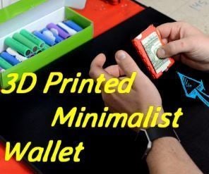 3D Printed Minimalist Wallet