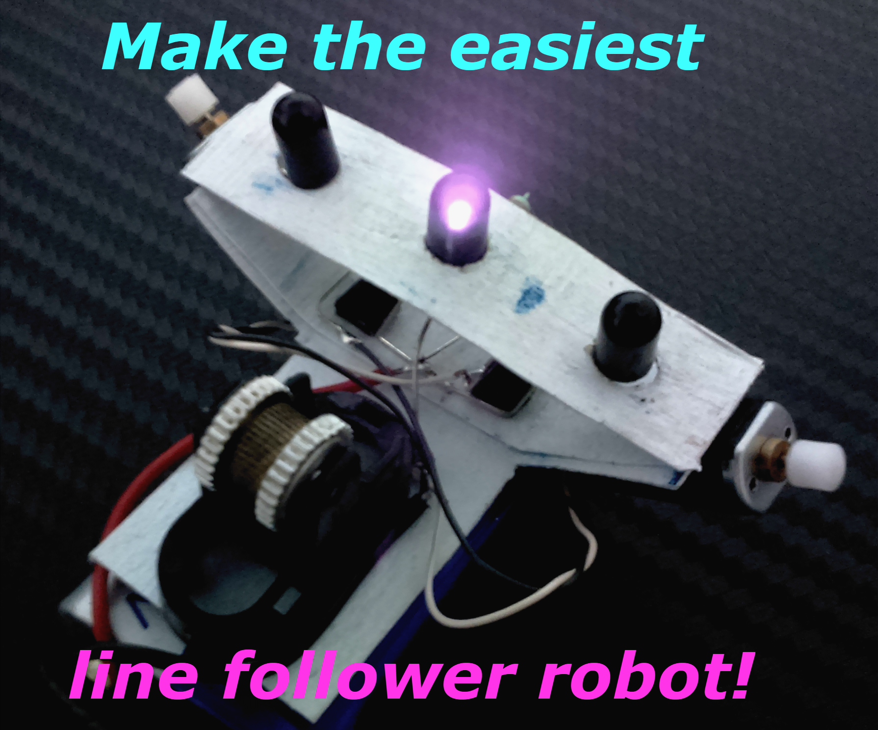 Garbage Line Follower Robot!