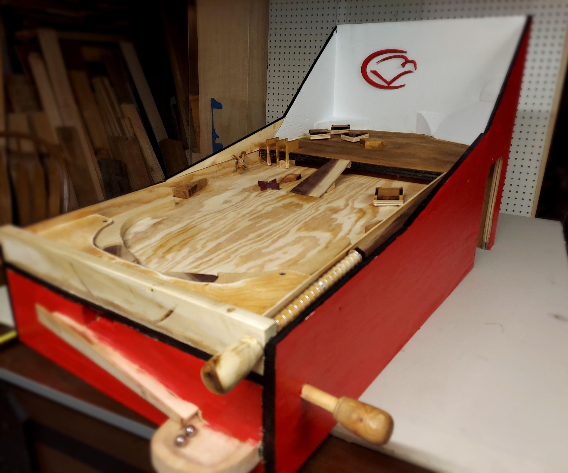 Wooden Pinball Machine DIY