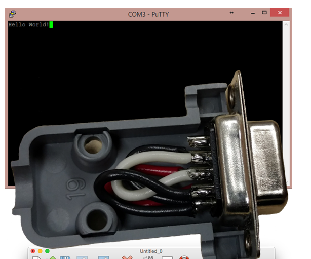 DB-9 RS-232 Loopback Plug: Windows and OS X