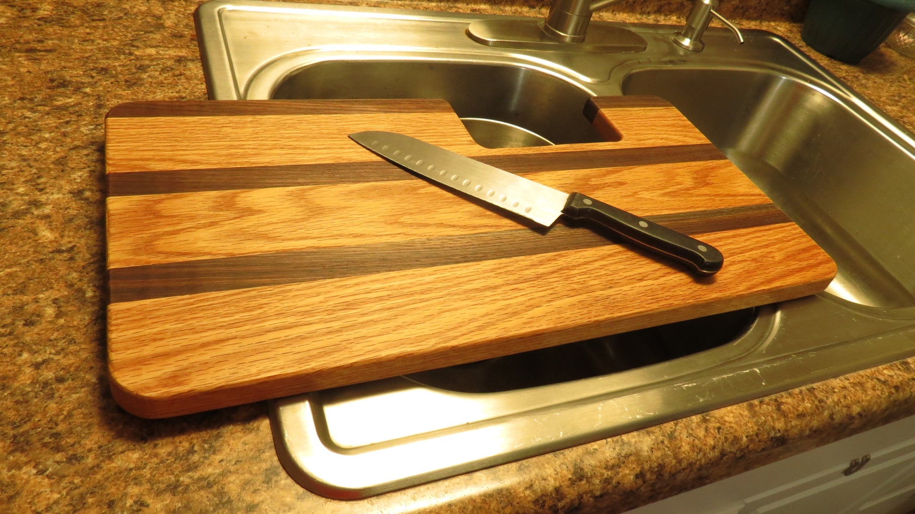 Over the Sink Cutting Board : 8 Steps (with Pictures ...