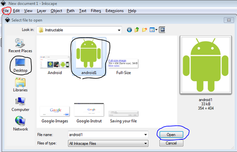 Opening Your File Inkscape!