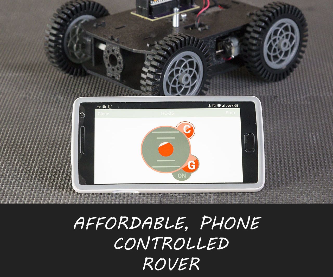 Affordable Phone Controlled Rover