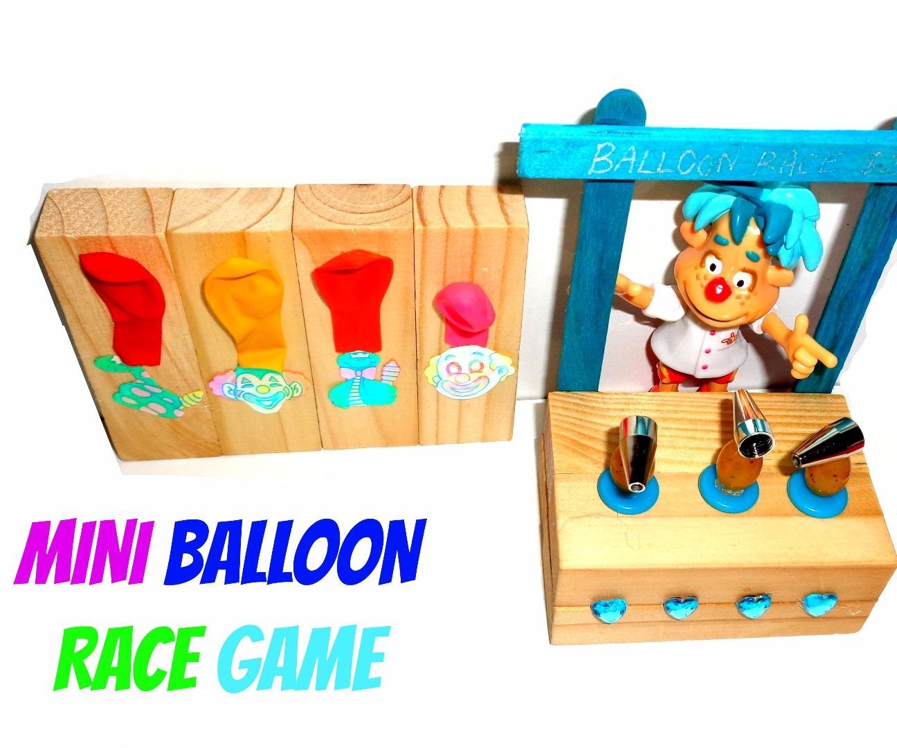 Miniature Carnival Game:Balloon Race  - DIY LPS Crafts & Doll Crafts