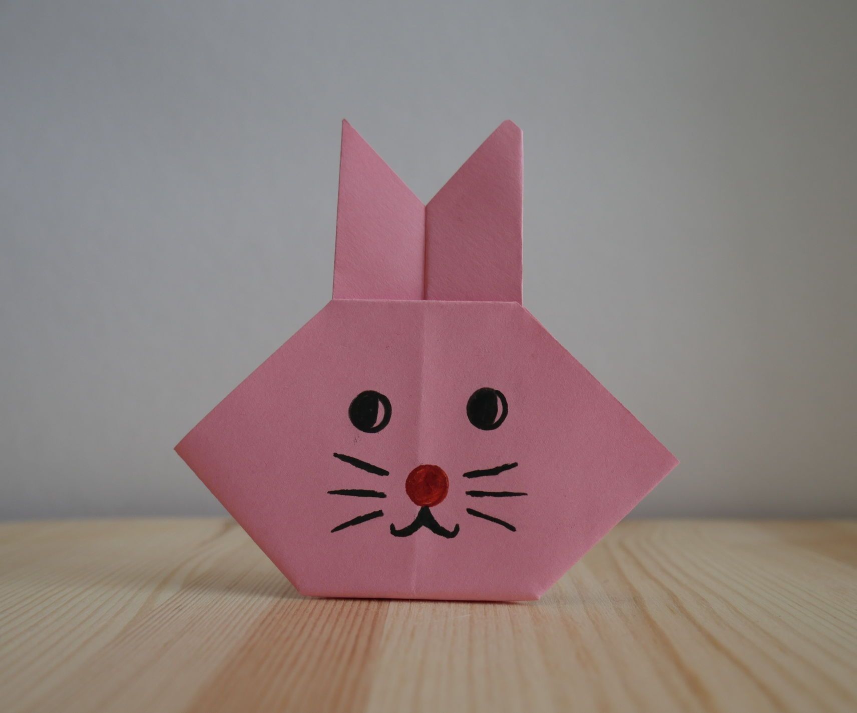 Origami. How to Make a Hare