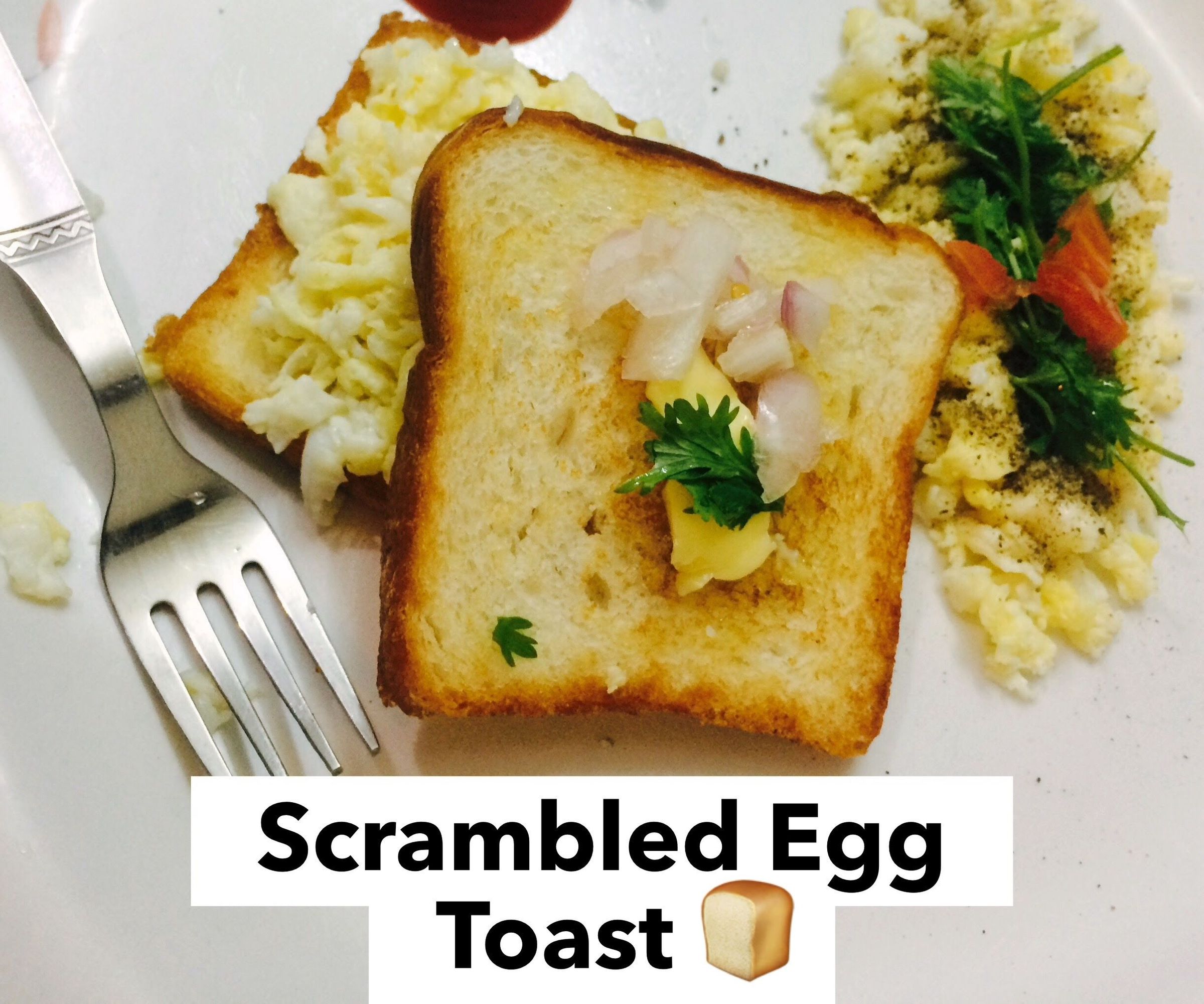 Scrambled Egg Toast