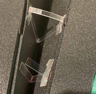 Plastic Triangle Supports Inside